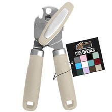 Load image into Gallery viewer, Heavy Duty Stainless Steel Smooth Edge Manual Can Opener and Bottle Openers, Soft Ergonomic Handle, Oversized Handheld Easy Turn Knob, Multifunctional Kitchen Tool, Black
