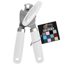 Load image into Gallery viewer, Heavy Duty Stainless Steel Smooth Edge Manual Can Opener and Bottle Openers, Soft Ergonomic Handle, Oversized Handheld Easy Turn Knob, Multifunctional Kitchen Tool, Black