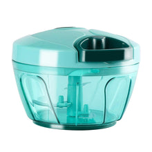 Load image into Gallery viewer, Manual Food Chopper Vegetable Cutter, Hand String Vegetable Chopper Onions Cutter for Vegetable Fruits Nuts BPA Free Food Safe Material, 550ml Gray