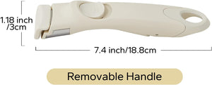 Redchef Removable Handle - Universal Pot Handle, Ideal Replacement for All Cookware (White Green)