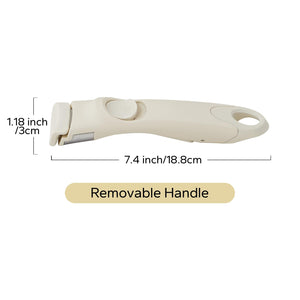Redchef Removable Handle White - Detachable Handle Cookware Replacement, Universal Cookware Handle, Ideal Replacement for All Cookware