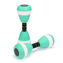 Load image into Gallery viewer, 2PACK Aquatic Exercise Dumbbells, EVA Foam Barbells, Water Weights for Pool Exercise, Water Dumbbells for Men Women Water Workouts, Swimming Training
