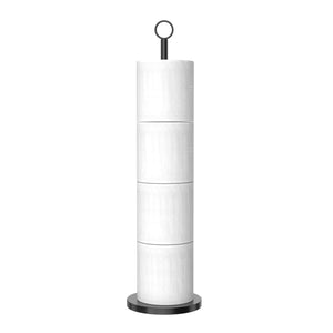 Toilet Paper Holder Stand(with Reserve Function), Free-Standing Spare Rolls Storage Holder, Stainless Steel