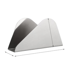 Load image into Gallery viewer, Napkin Holder Set of 2 - Stainless Steel Napkin Holders for Tables Modern Serviette Holder Tissue Dispenser Perfect for Outdoor Events (Silver-1)