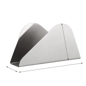 Napkin Holder Set of 2 - Stainless Steel Napkin Holders for Tables Modern Serviette Holder Tissue Dispenser Perfect for Outdoor Events (Silver-1)