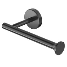 Load image into Gallery viewer, Toilet Paper Holder Wall Mount Bathroom Paper Roll Holder Tissue Handle Stainless Steel for Farmhouse Kitchen Matte Black