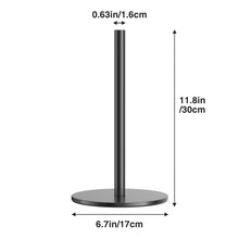 Load image into Gallery viewer, Silver Paper Towel Holder Free-Standing, Premium Stainless Steel Paper Rolls Organizer, Classic Fashion Kitchen Roll Dispenser