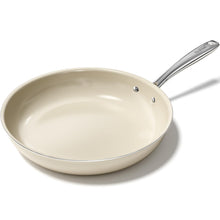Load image into Gallery viewer, Redchef Nonstick Frying Pans Set, Ceramic Pan Skillet, Non Toxic Pans for Cooking, 8&quot; 9.5&quot; 11&quot; Ceramic Frying Pan Set PFAS &amp; PTFE &amp; PFOA Free with Stay Cool Handle, Dishwasher &amp; Oven Safe, Beige White