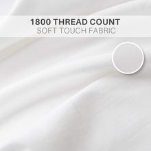 Load image into Gallery viewer, Secura Queen Bed Sheet Set, 4pcs Bedding Sheets &amp; Pillowcases, Soft Microfiber 1800 Thread Count 16&quot; Deep Pocket Luxury Bed Sheets - Hypoallergenic, Wrinkle &amp; Fade Resistant (Black)