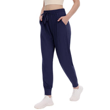 Load image into Gallery viewer, TNNZEET Women's Joggers with Pockets - High Waisted Sweatpants Tapered Leg Drawstring Lightweight Athletic Pants