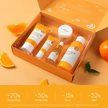 Load image into Gallery viewer, Skin Care Set Vitamin C Women Beauty Gift Sets Skin Care Kit with Cleanser, Toner, Serum, Eye Cream, Face Cream Travel Kit for Women Teen Girls Mom Daughter Birthday TSA-friendly Sizes 5pcs