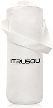 Load image into Gallery viewer, White Canvas Cylindrical Storage Bag for Electric Warming Tray