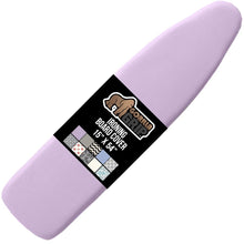 Load image into Gallery viewer, Ironing Board Cover and Pad, Silicone Coating, Thick Scorch Resistant Padding, Heavy Duty Iron Covers Standard Boards, Hook and Loop Fastener Strap, Silver, 15x54
