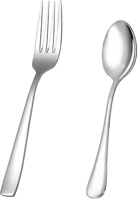 Dinner Forks and Teaspoons Bundle,16 Pcs 8