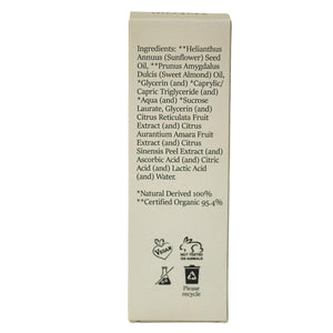 Organic Makeup Remover, Almond Oil Based Eye and Facial Cosmetic Cleanser, Made in Israel, 3.6 Fl Oz