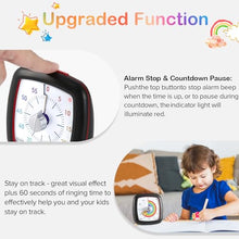 Load image into Gallery viewer, Secura 60-Minute Visual Timer, Silent Study Timer for Kids and Adults, Time Clocks, Time Management Countdown Timer for Teaching (Pink)