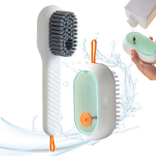 Load image into Gallery viewer, 2 in 1 Multifunction Cleaning Brush, 2024 Upgrade Multifunctional Liquid Shoe Brush Soft Fur Cleaning Brush, Premium Laundry Brush Liquid Brush with Liquid Box for Washing Clothes Shoes (White)