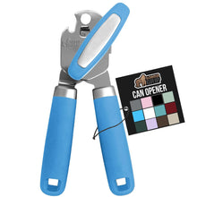 Load image into Gallery viewer, Heavy Duty Stainless Steel Smooth Edge Manual Can Opener and Bottle Openers, Soft Ergonomic Handle, Oversized Handheld Easy Turn Knob, Multifunctional Kitchen Tool, Black