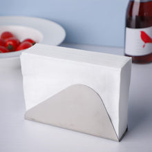Load image into Gallery viewer, Napkin Holder Set of 2 - Stainless Steel Napkin Holders for Tables Modern Serviette Holder Tissue Dispenser Perfect for Outdoor Events (Silver-1)