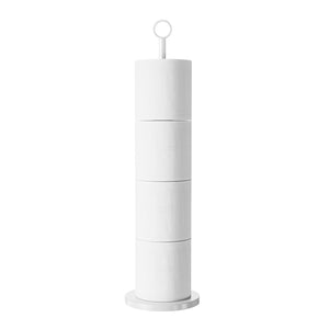 Toilet Paper Holder Stand(with Reserve Function), Free-Standing Spare Rolls Storage Holder, Stainless Steel