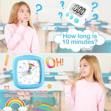 Load image into Gallery viewer, Secura 60-Minute Visual Timer, Silent Study Timer for Kids and Adults, Time Clocks, Time Management Countdown Timer for Teaching (Pink)