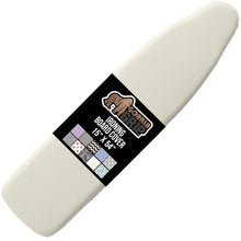 Load image into Gallery viewer, Ironing Board Cover and Pad, Silicone Coating, Thick Scorch Resistant Padding, Heavy Duty Iron Covers Standard Boards, Hook and Loop Fastener Strap, Silver, 15x54
