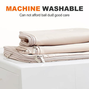 Space Saving Hanging Garment Bag with Self Compression Zipper, 2025 New Lightweight Clothes Dust Cover Storage Bag, Multifunctional Wardrobe Organizer for Travelers (Transparent, Small)