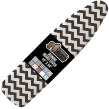 Load image into Gallery viewer, Ironing Board Cover and Pad, Silicone Coating, Thick Scorch Resistant Padding, Heavy Duty Iron Covers Standard Boards, Hook and Loop Fastener Strap, Silver, 15x54