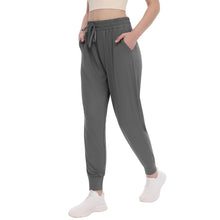 Load image into Gallery viewer, TNNZEET Women's Joggers with Pockets - High Waisted Sweatpants Tapered Leg Drawstring Lightweight Athletic Pants