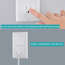 Load image into Gallery viewer, Safety Outlet Covers Baby Proofing, 20 Pack 2023 Upgraded Ultra-Thin Adhesive Baby Safety Outlet Plug Covers for Electrical Outlets, Wall Socket Covers Outlet Plugs Protectors (White, 3 Prong)