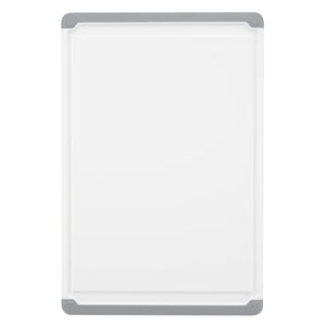 Large Cutting Boards for Kitchen - 18 x 12 Inch Plastic Dishwasher Safe Cutting Board with Deep Juice Groove - Non-Slip, Durable Carving Board for Vegetables, Fruits and Meats