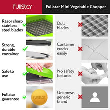 Load image into Gallery viewer, Fullstar Vegetable Chopper, Mandoline Slicer - Cheese Grater, Food Chopper with Container, Kitchen Gadgets, Home Essentials (6-in-1, White/Black)
