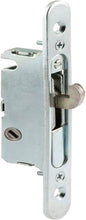 Load image into Gallery viewer, HauSun Mortise Lock with 45 Degree Keyway and Round Faceplate,Adjustable,Spring-Loaded Hook Latch Replacement for Sliding Patio Doors Constructed of Wood, Aluminum and Vinyl, 4-5/8&quot;