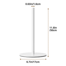 Load image into Gallery viewer, Silver Paper Towel Holder Free-Standing, Premium Stainless Steel Paper Rolls Organizer, Classic Fashion Kitchen Roll Dispenser