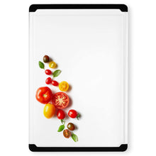 Load image into Gallery viewer, Large Cutting Boards for Kitchen - 18 x 12 Inch Plastic Dishwasher Safe Cutting Board with Deep Juice Groove - Non-Slip, Durable Carving Board for Vegetables, Fruits and Meats