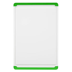 Large Cutting Boards for Kitchen - 18 x 12 Inch Plastic Dishwasher Safe Cutting Board with Deep Juice Groove - Non-Slip, Durable Carving Board for Vegetables, Fruits and Meats