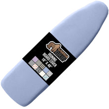 Load image into Gallery viewer, Ironing Board Cover and Pad, Silicone Coating, Thick Scorch Resistant Padding, Heavy Duty Iron Covers Standard Boards, Hook and Loop Fastener Strap, Silver, 15x54