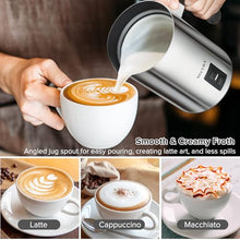Load image into Gallery viewer, Secura Electric Milk Frother, Automatic Milk Steamer Warm or Cold Foam Maker for Coffee, Cappuccino, Latte, Stainless Steel Milk Warmer with Strix Temperature Controls