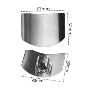 Stainless Steel Finger Guard, 2023 New Finger Protector for Cutting Food, Premium Slicing Tool Finger Protector Finger Protectors when Cutting, Slicing, Dicing, Chopping Vegatables (6 Pcs)