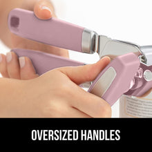 Load image into Gallery viewer, Heavy Duty Stainless Steel Smooth Edge Manual Can Opener and Bottle Openers, Soft Ergonomic Handle, Oversized Handheld Easy Turn Knob, Multifunctional Kitchen Tool, Black