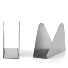 Load image into Gallery viewer, Napkin Holder Set of 2 - Stainless Steel Napkin Holders for Tables Modern Serviette Holder Tissue Dispenser Perfect for Outdoor Events (Silver-1)