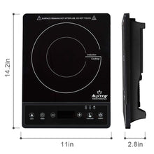 Load image into Gallery viewer, Duxtop Portable Induction Cooktop, Countertop Burner, Induction Burner with Timer and Sensor Touch, 1800W 8500ST E210C2