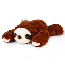 Load image into Gallery viewer, Niuniu Daddy Stuffed Animal Plush Toy, Weighted Sloth, 3.3lb, Soft Fau