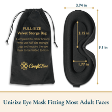 Load image into Gallery viewer, ComfiTime 3D Sleep Mask - 100% Blackout Eye Mask for Sleeping, Eye Cov