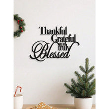 Load image into Gallery viewer, HELLOYOUNG Metal Wall Sign Farmhouse Decor Personalized Christian Scri