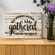 Load image into Gallery viewer, Farmhouse Dining Room Wall Art Gather Signs for Home Decor Kitchen Pic