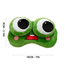 Load image into Gallery viewer, Sulgyt Cute Green Frog Sleep Mask For Men Blackout Funny Sleeping Mask
