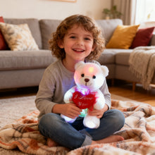 Load image into Gallery viewer, LED Light Up Stuffed Bear Sleep Toy,Plush Soft Night Light,Soft&amp;Huggab