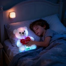 Load image into Gallery viewer, LED Light Up Stuffed Bear Sleep Toy,Plush Soft Night Light,Soft&amp;Huggab