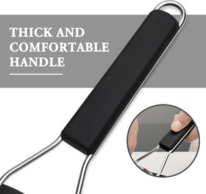 Manual Food Chopper Vegetable Cutter Cambom Cheese Grater Citrus Zester Lemon Zester Pack of 3-304 Stainless Steel